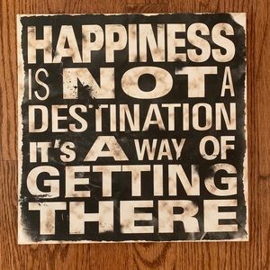 INSPIRATIONAL QUOTE CANVAS WALL ART  🖼